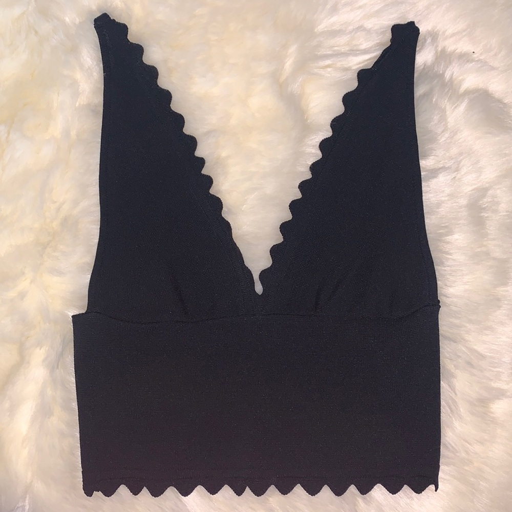 Free People Deep V Top